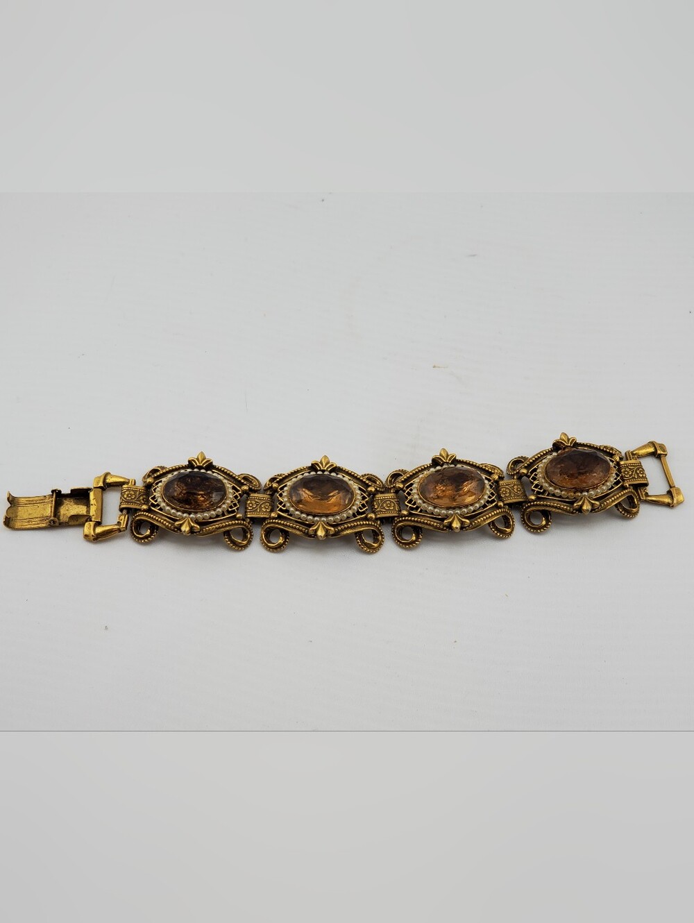 Vintage Florenza Chunky Stone Bracelet - Picture 3 of 10